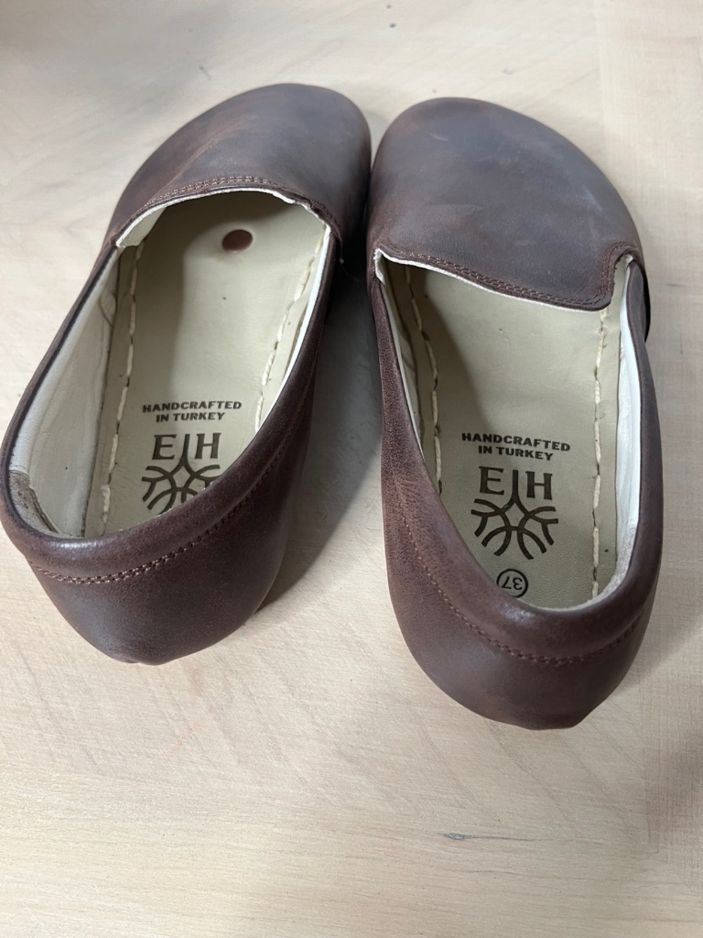 Earthing Harmony Grounding & Earthing Barefoot Slip-On Shoes Brown Leather EU 37 - Picture 5 of 6